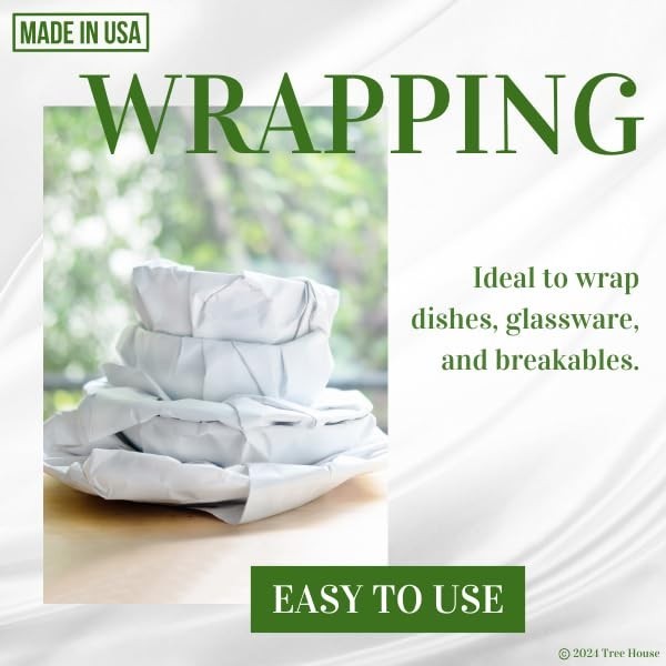 Packing Paper for Moving – 500 Sheets, 24″x30″ Newsprint – Recyclable, Heavy-Dut
