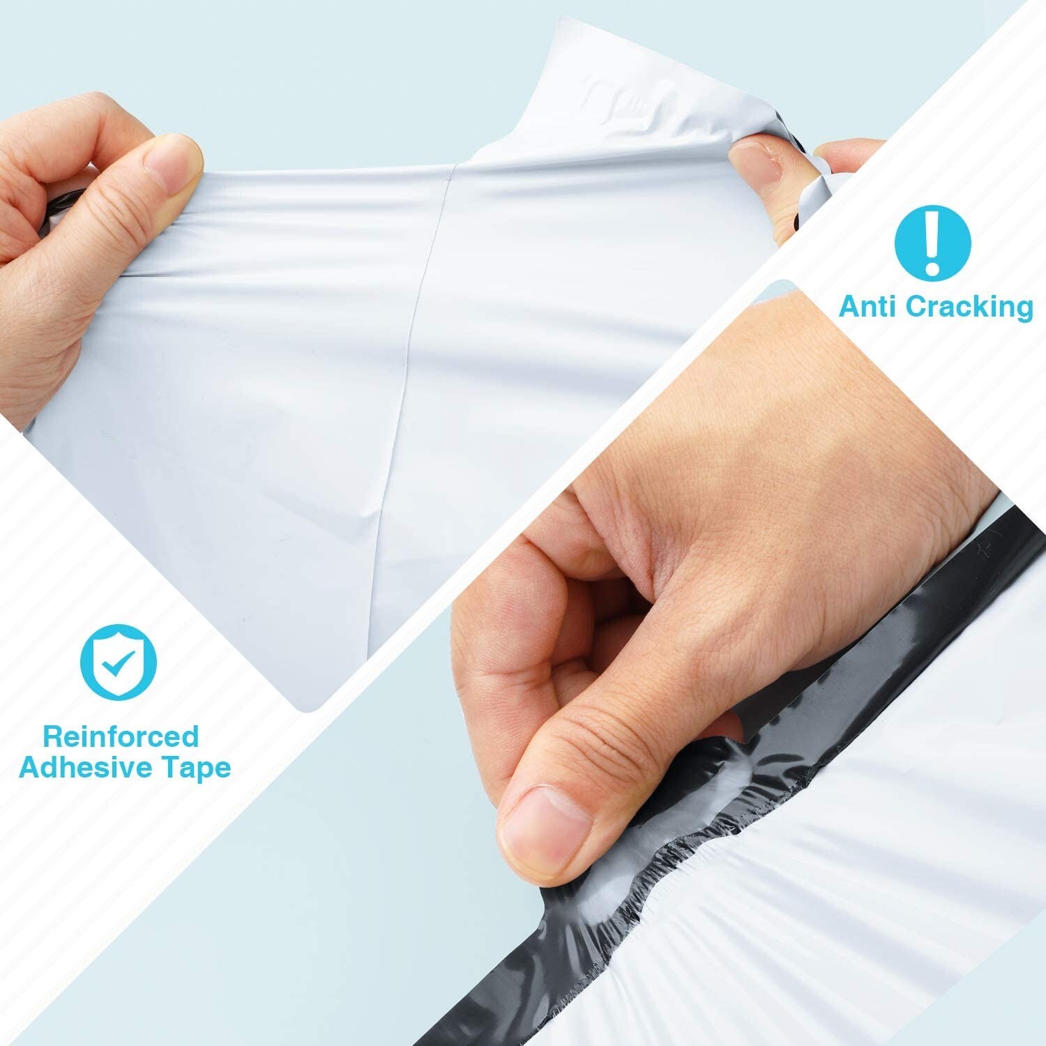 Poly Mailers Shipping Envelopes Self Sealing Plastic Mailing Bags Choose Size