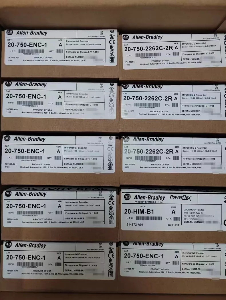 NEW AB 20-750-2262C-2R PowerFlex 750 24V DC IO Option Module