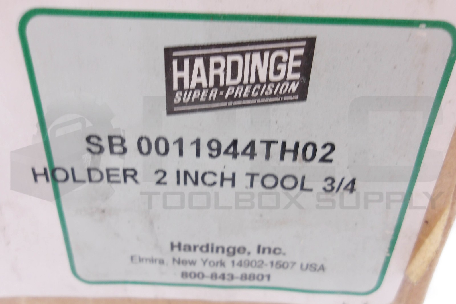 NEW HARDINGE SB 0011944TH02 HOLDER 2″ TOOL 3/4 SB-2H