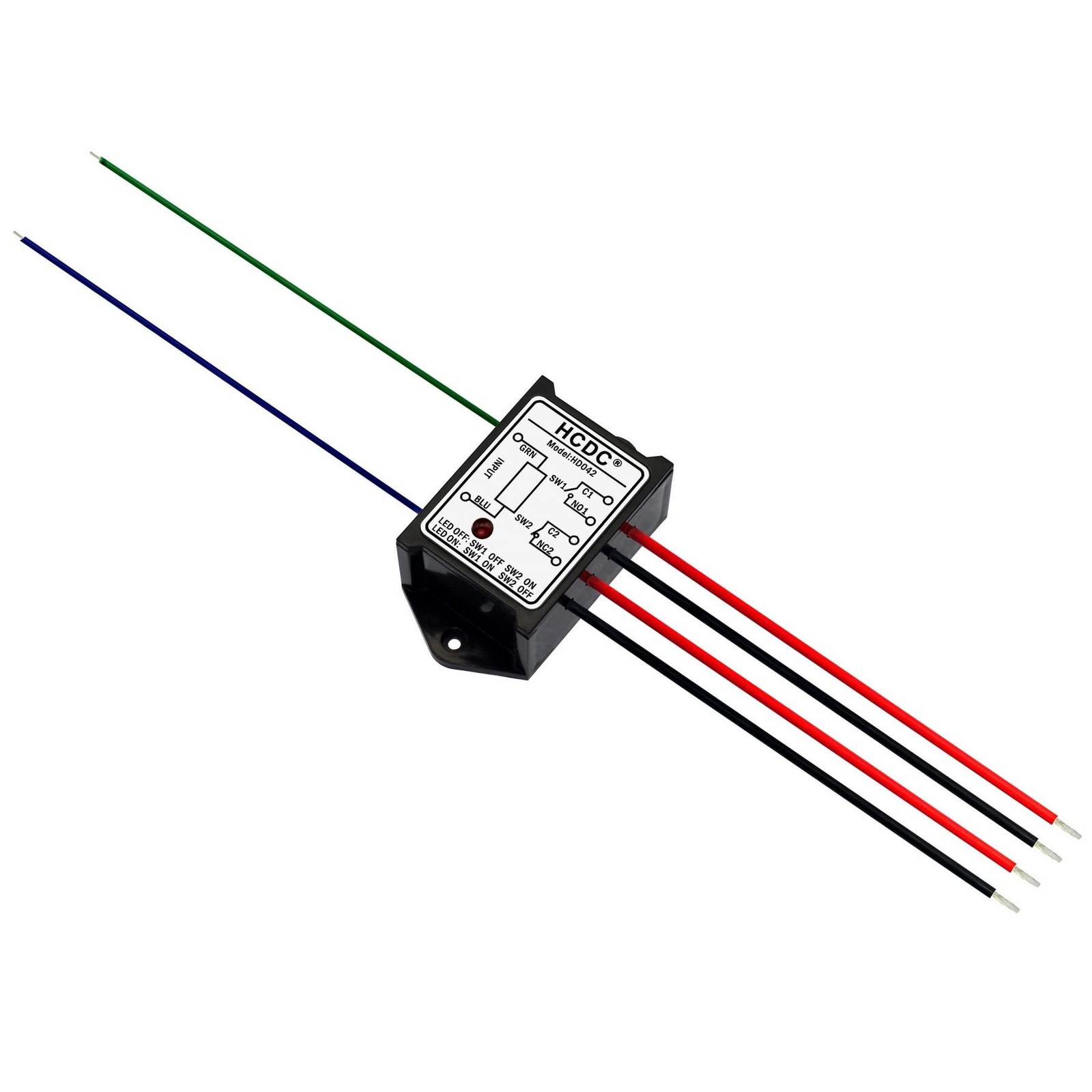 DPST 1NO 1NC 8 Amp Power Relay Module (AC 110V/115V/120V) AC 110V/115V/120V