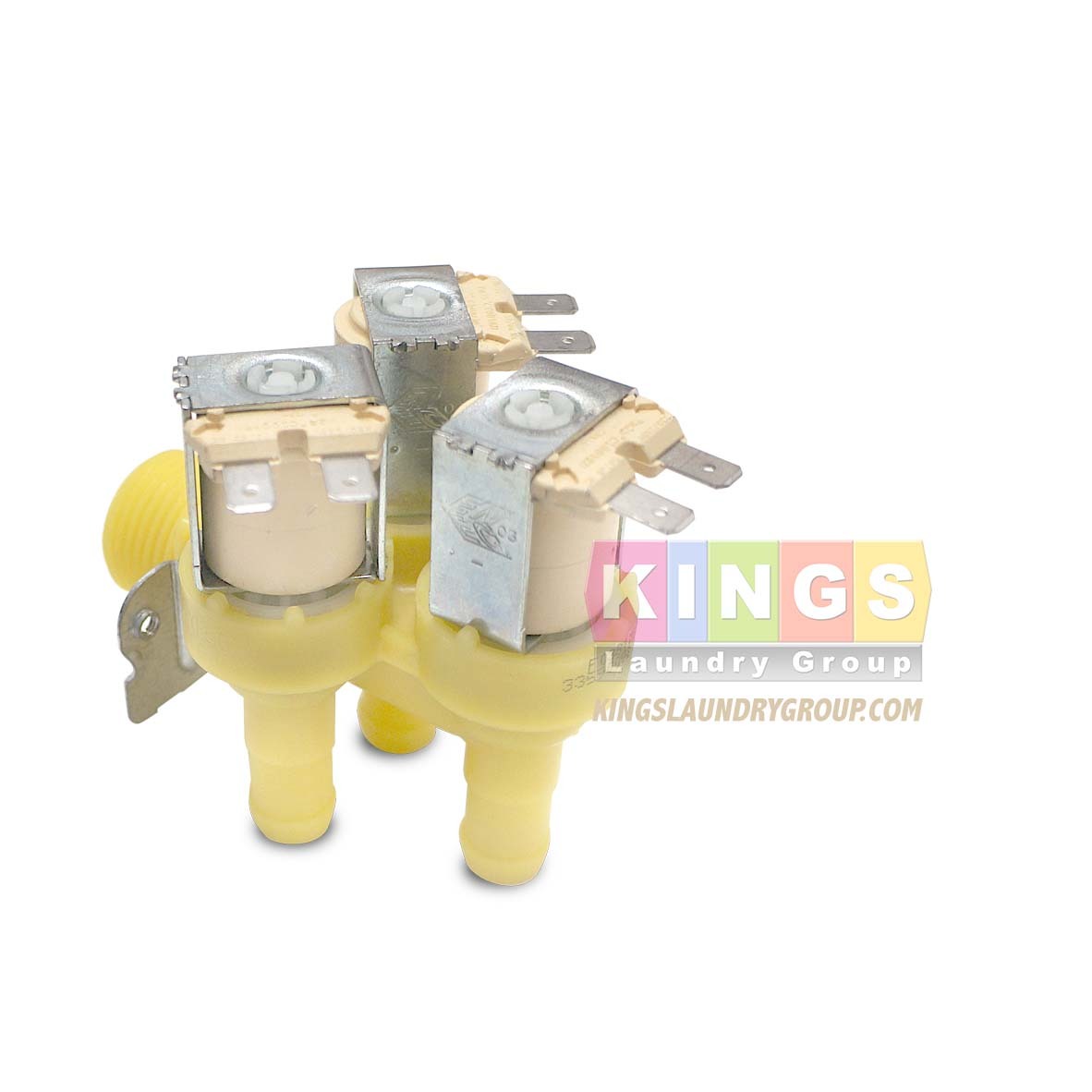 3-Way Hot Water Inlet Valve 220V For Huebsch/ Speed Queen Part F0381737-00P