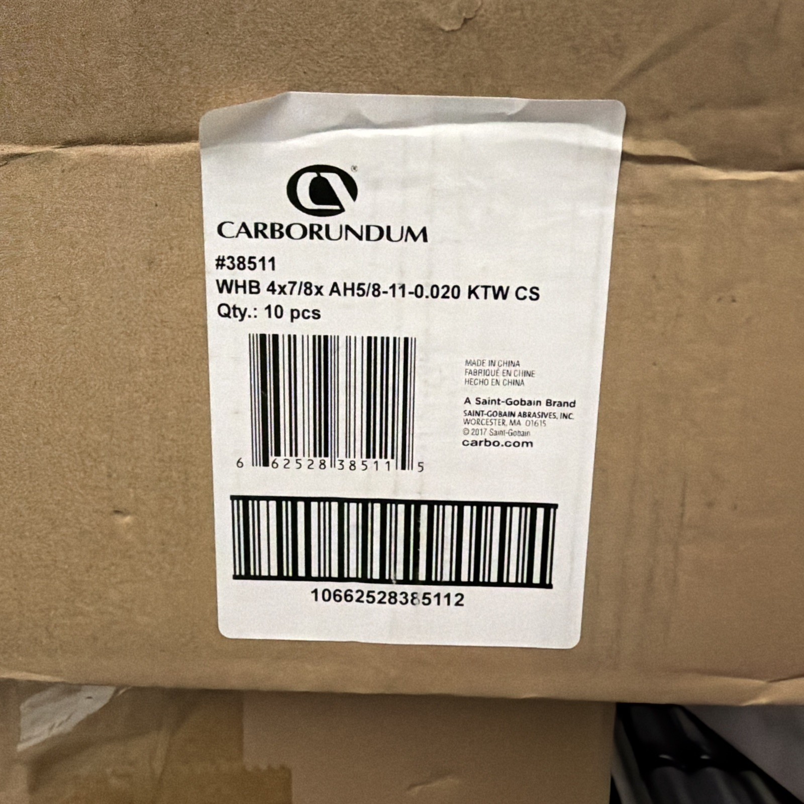 Lot of 10 Carborundum Wire Wheel Brush 4” 38511 New Sealed Free Shipping