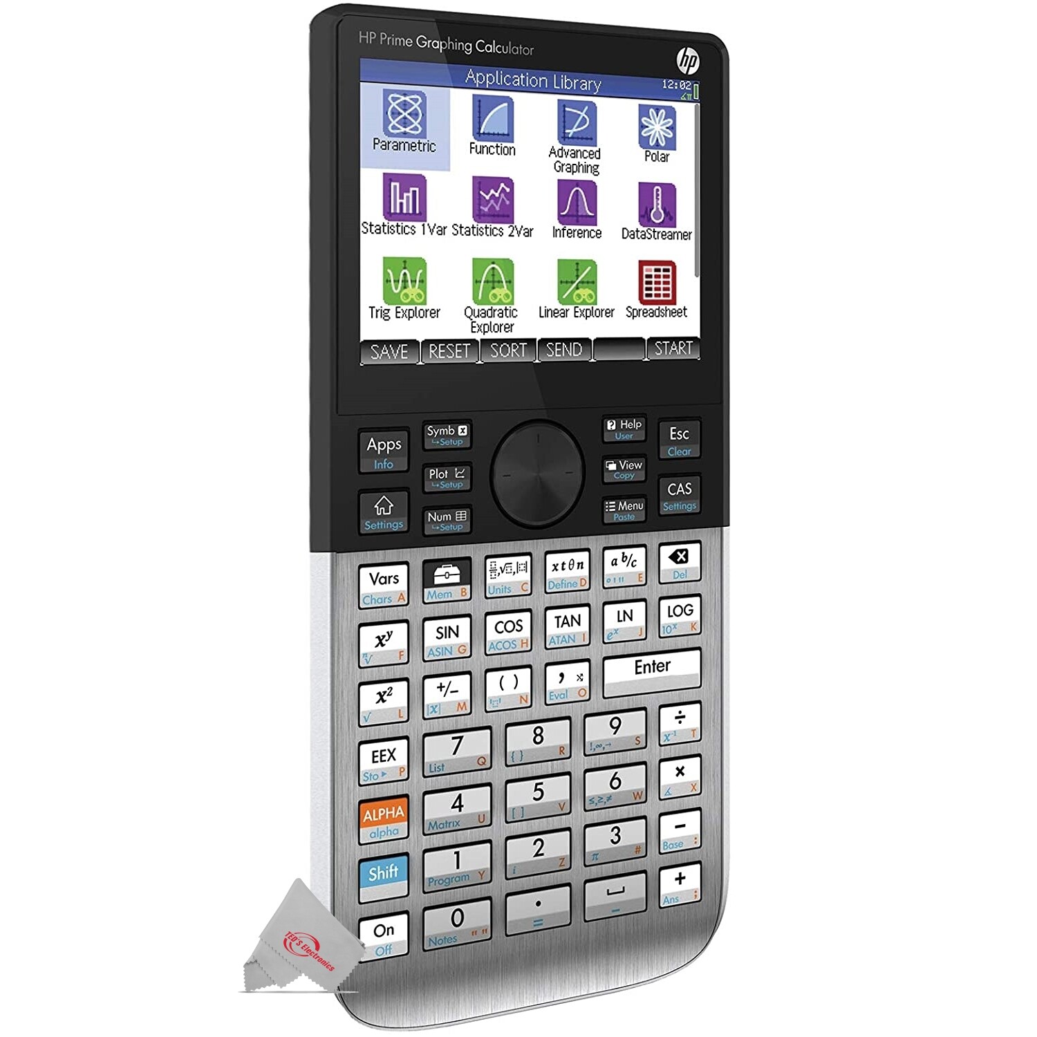 HP Prime Handheld Graphing Calculator Black – 2AP18AA#ABA