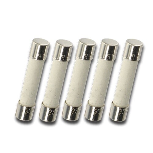 Witonics Pack of 5, T400mA250V, T400mA 250V, T400m 250V Cartridge Ceramic Fuses