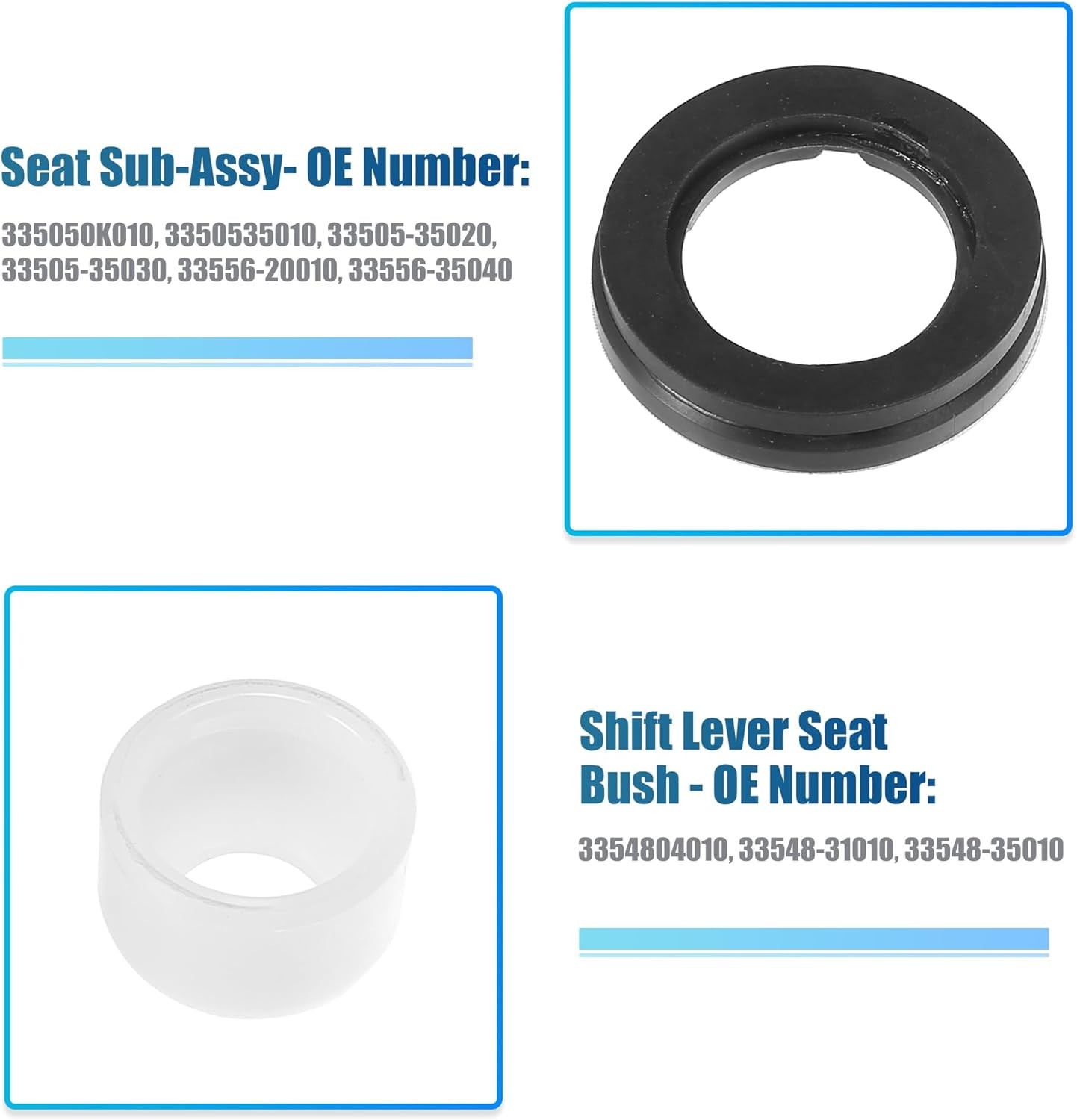 1 Set Manual Transmission Shift Lever Bushing for 4Runner 1984-2001 for Tacom