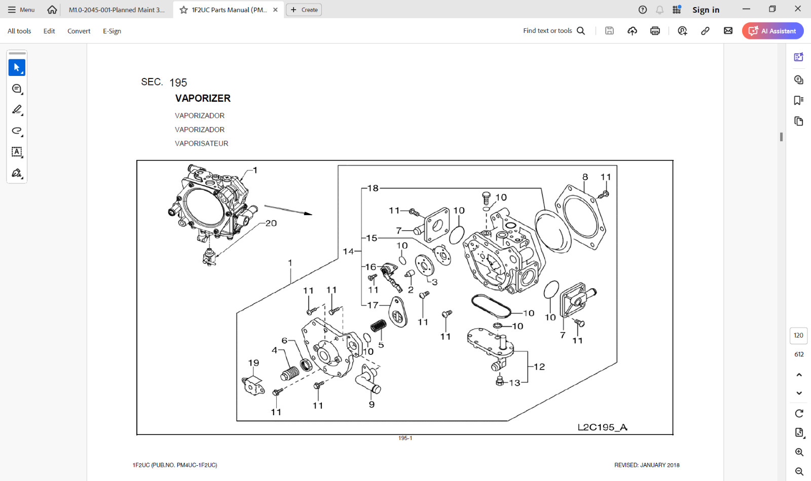 NISSAN FORKLIFT Service Manuals-Parts Manuals on a USB Flash Drive.