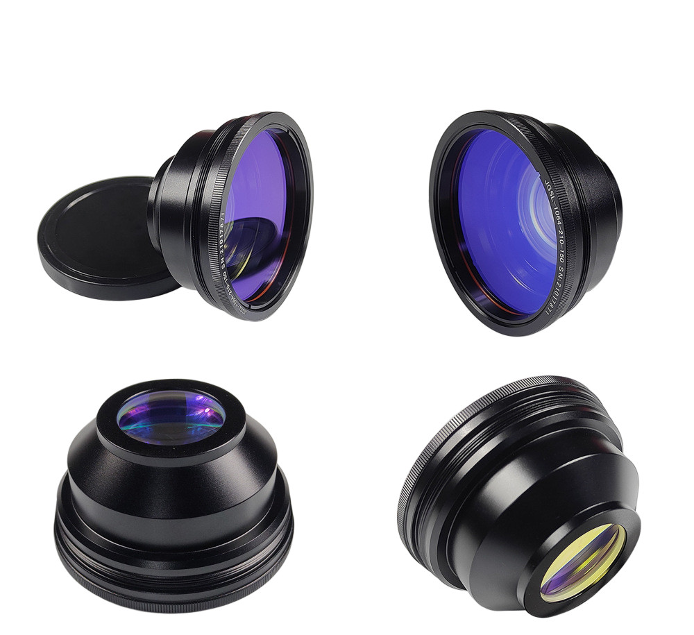 200mm Quartz Field Scan Lens M85 F-theta For 60W-300W Fiber Laser Marker Engrave