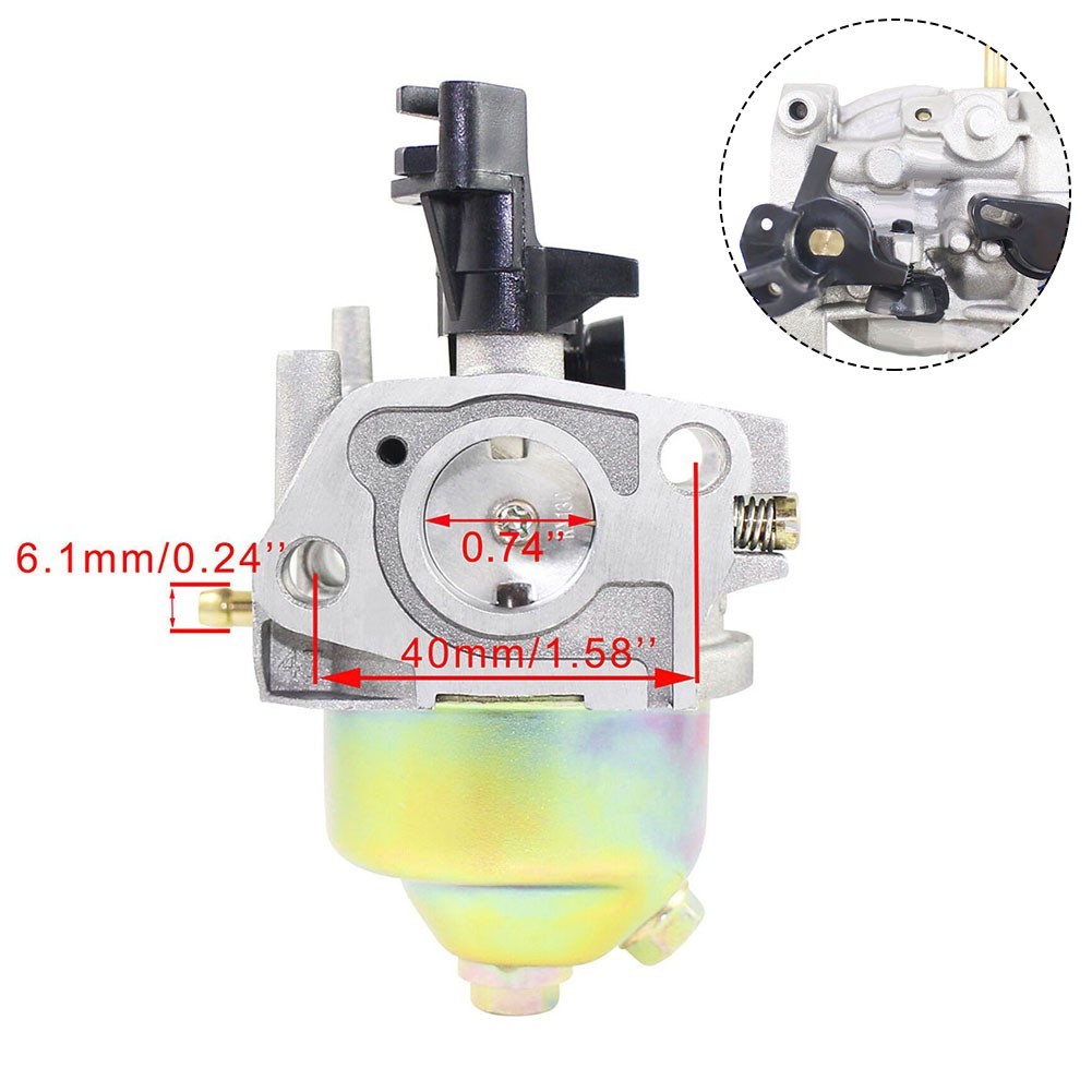 Carburetor & Gaskets Sets For 168FA 168FB 170F For HP 6.5 Generator Engine