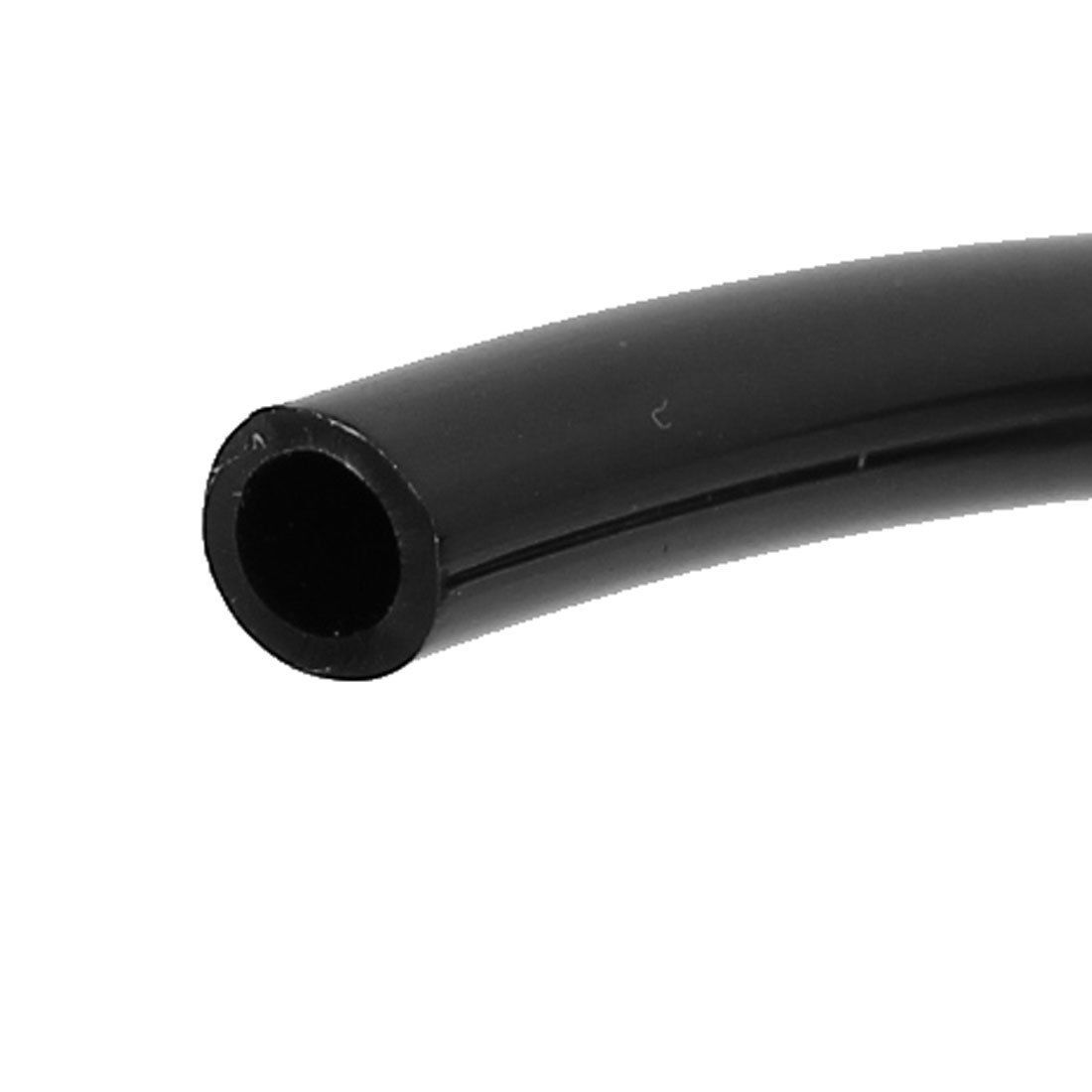 8.5m 28Ft Length 6mm x 4mm Black Polyurethane PU Pneumatic Hose Pipe Tube Tubing