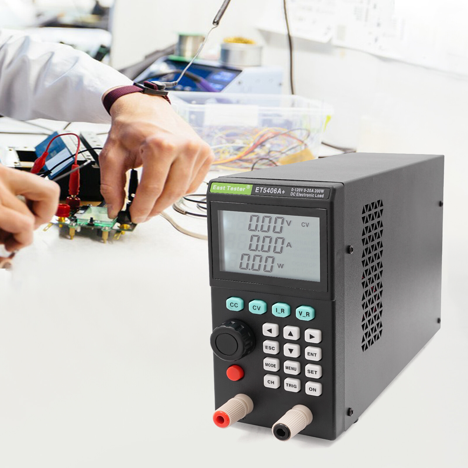 Electronic Load Tester, DC Load Testers, 0-120v 0-20A Battery Tester