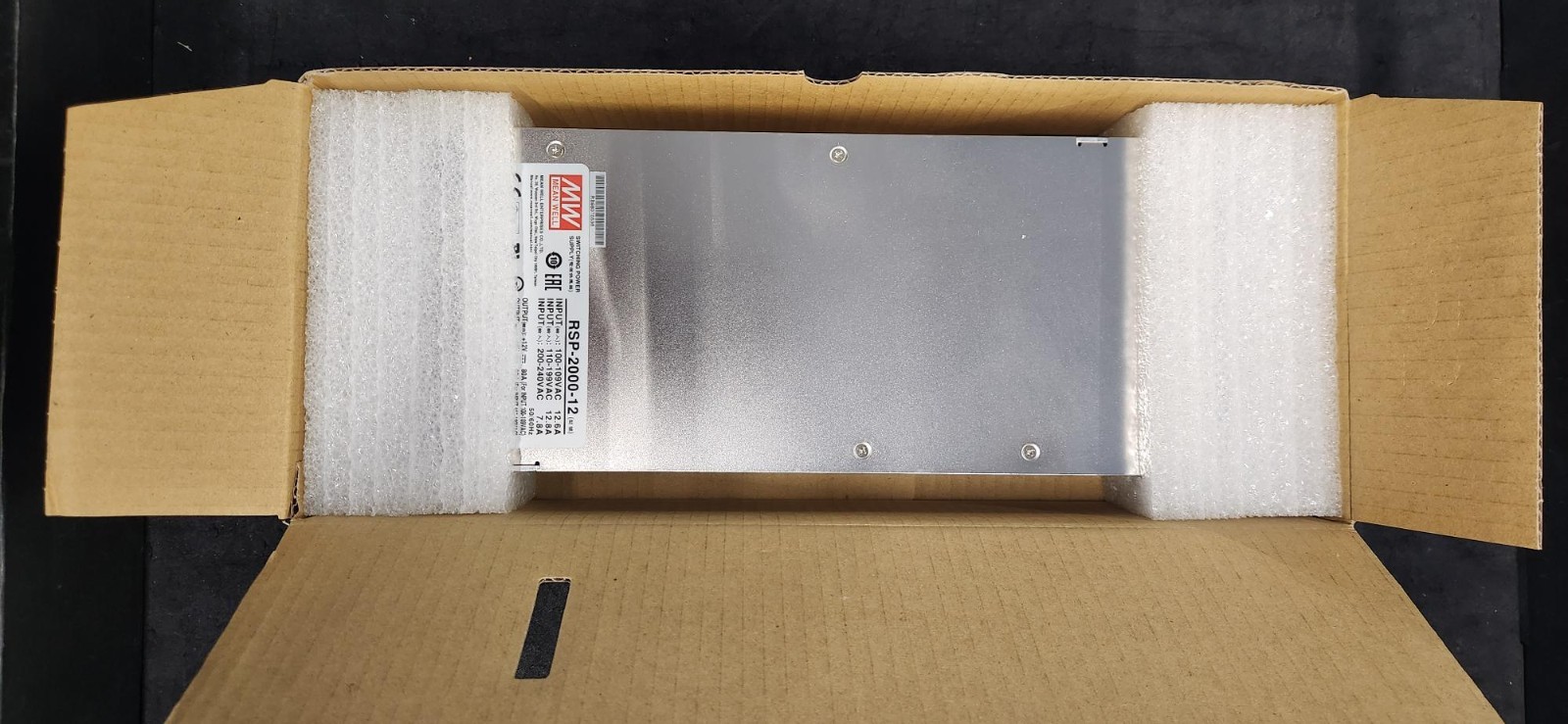 Mean Well RSP-2000-12 POWER SUPPLY, 1200W, 12VDC, 100A, 90-264VAC