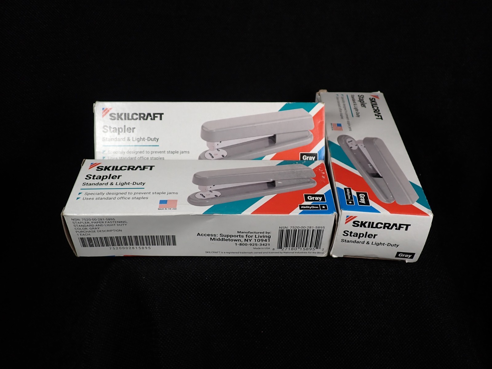 SKILCRAFT Stapler Standard & Light Duty – Uses Standard Staples- MADE IN USA