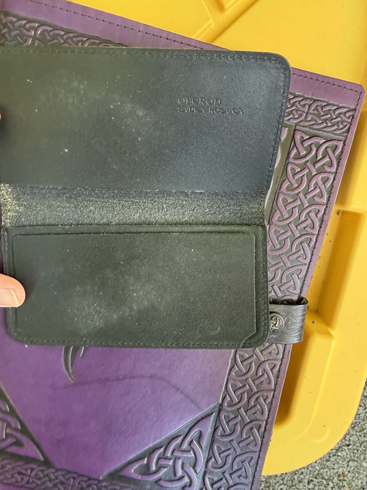 OBERON Design Celtic Leather Notebook Relief LOT COLLECTION Of 7 Pieces SEE PICS