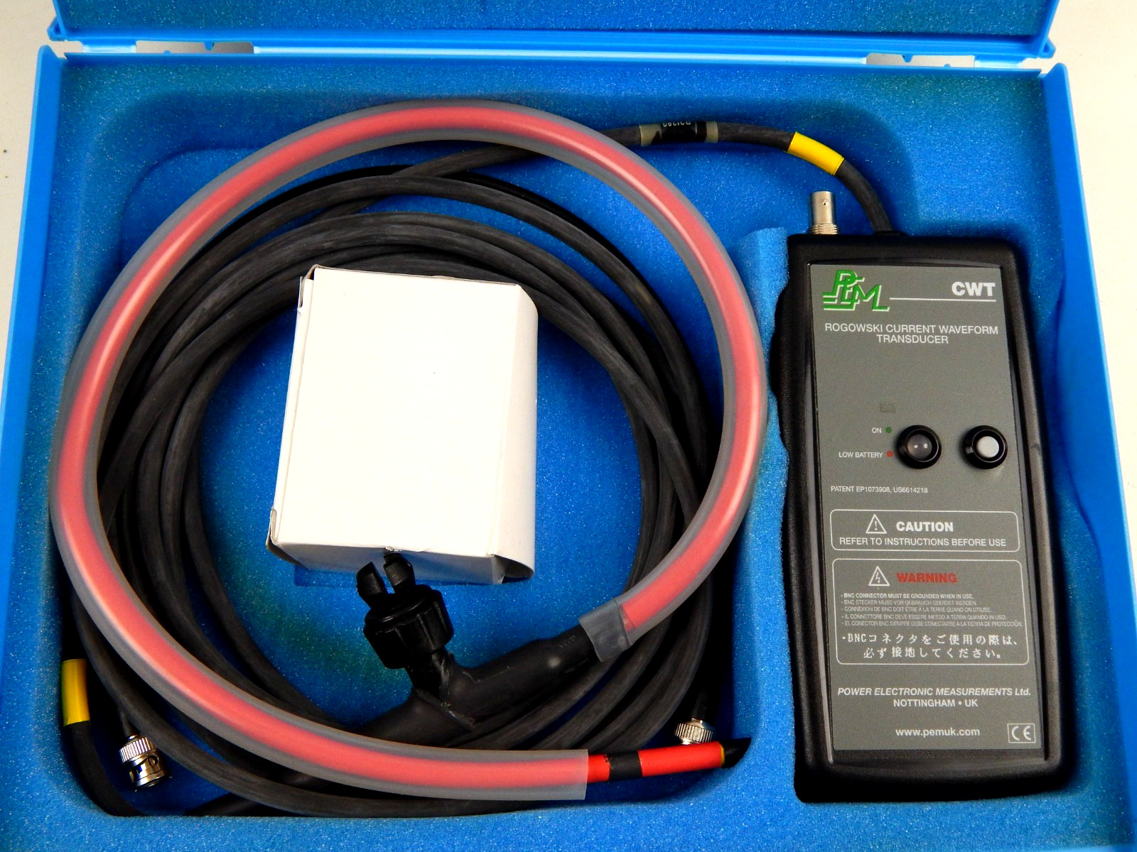 PEM CWT 60B Rogowski Current Waveform Transducer 0.5mV/A 10kV Peak 12.0kA K