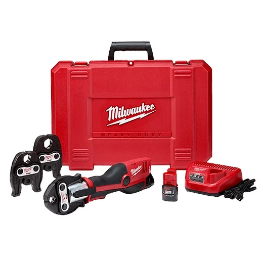 Milwaukee M12 Force Logic Press Tool Kit 2473-22 Copper 1/2″-1″ Clamp QUICK SHIP