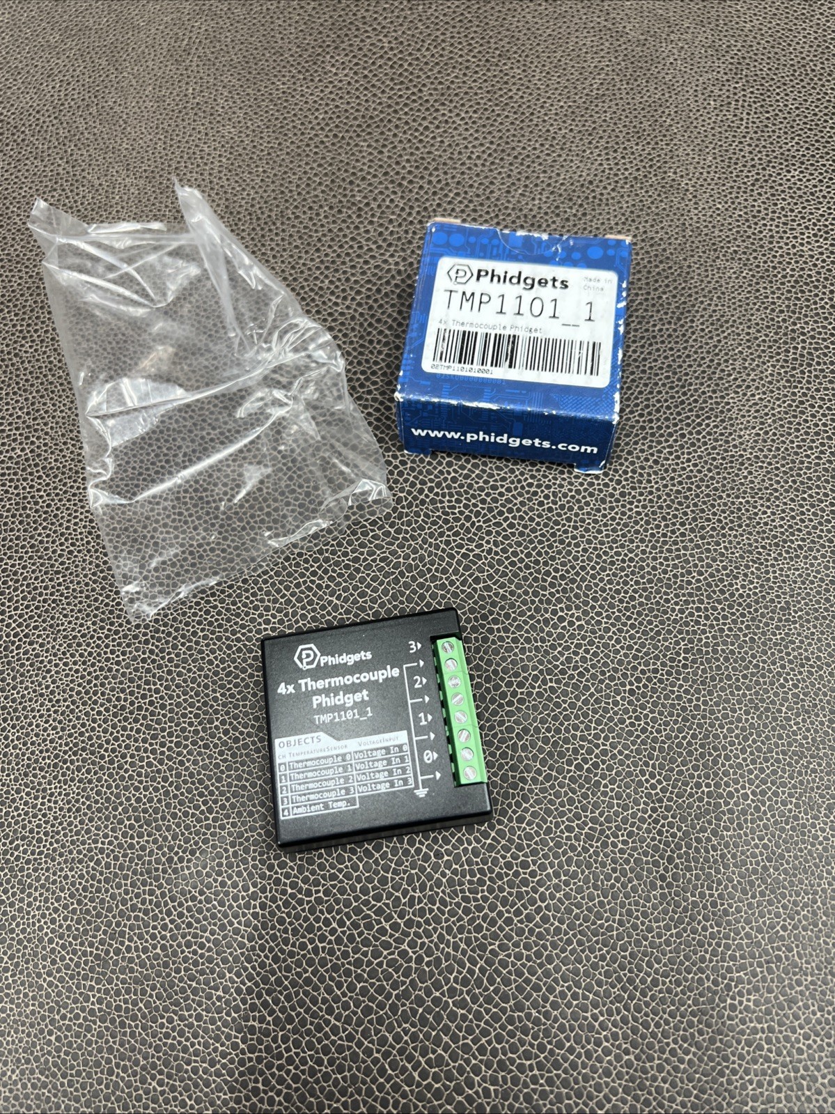 Phidgets TMP1101_1 4x Thermocouple Phidget TC Temperature Sensors 4X Module NOS