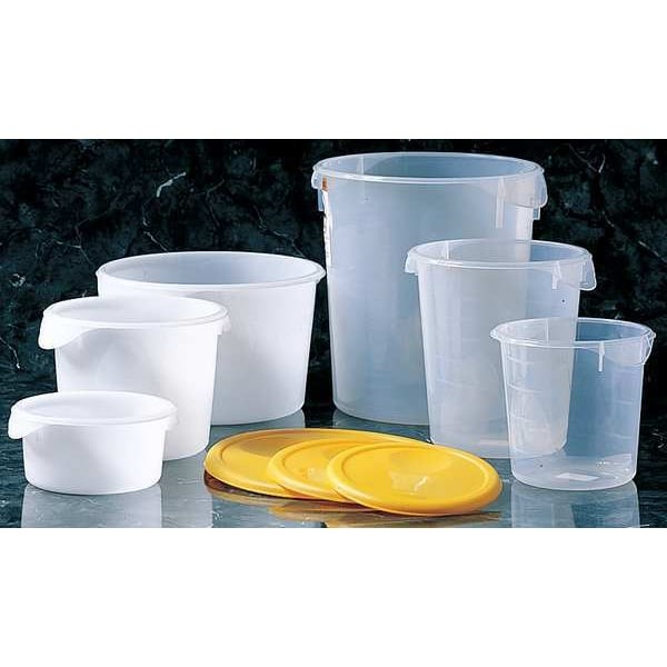 Rubbermaid Commercial Fg572624clr Round Storage Container, 12 Qt