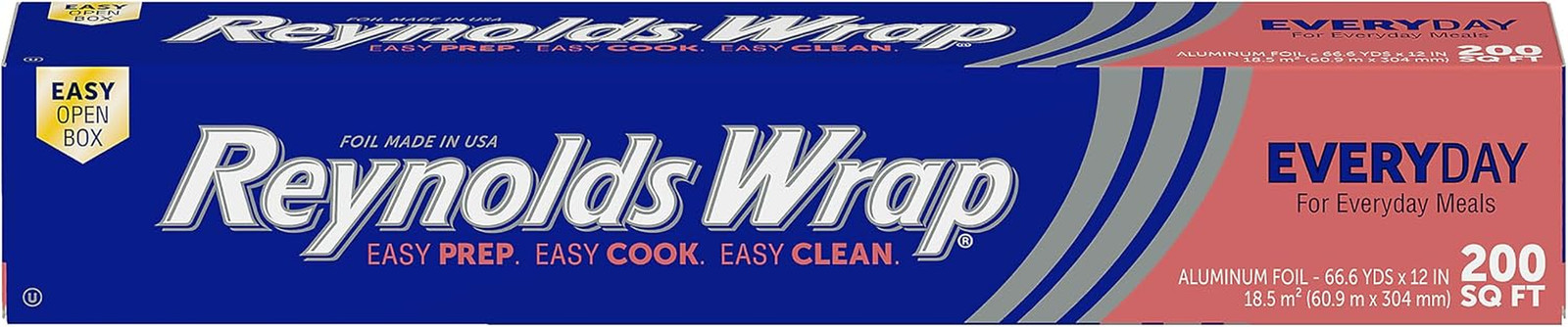 Wrap Everyday Strength Aluminum Foil Roll, 12 Inch Wide, 200sq ft | 12 Inch K…