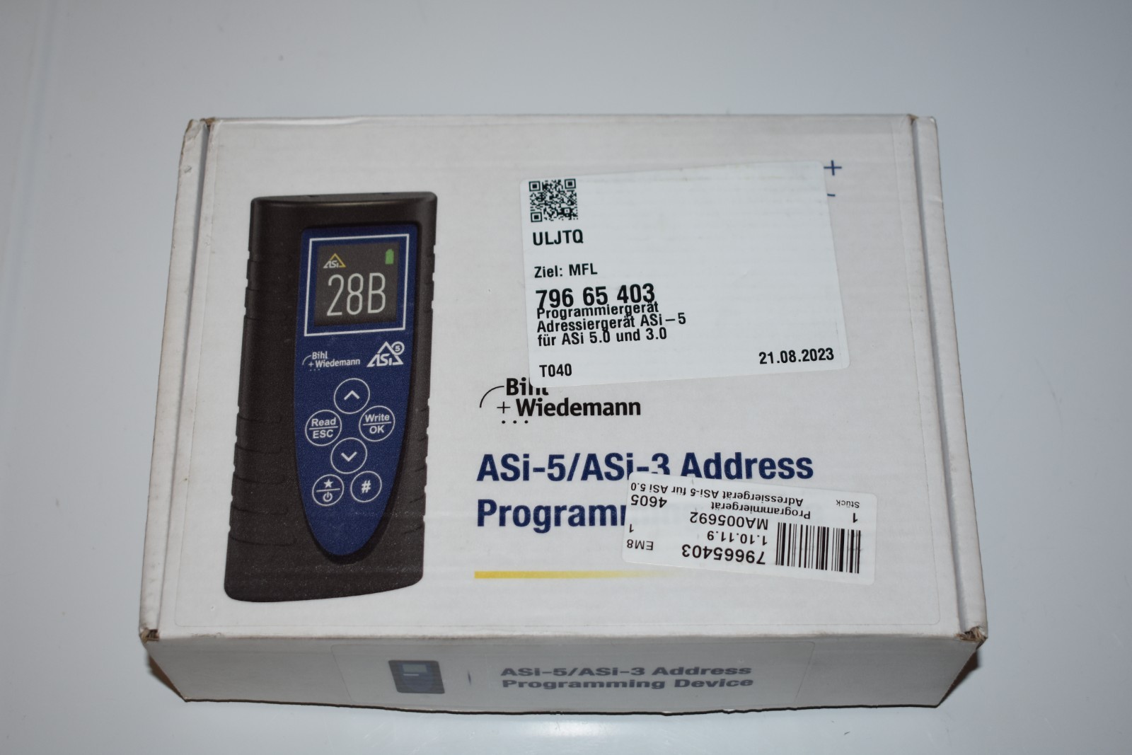 BW4708 BIHL & WIEDEMANN BW4708 ASi-5/ASi-3 Address Programming Device