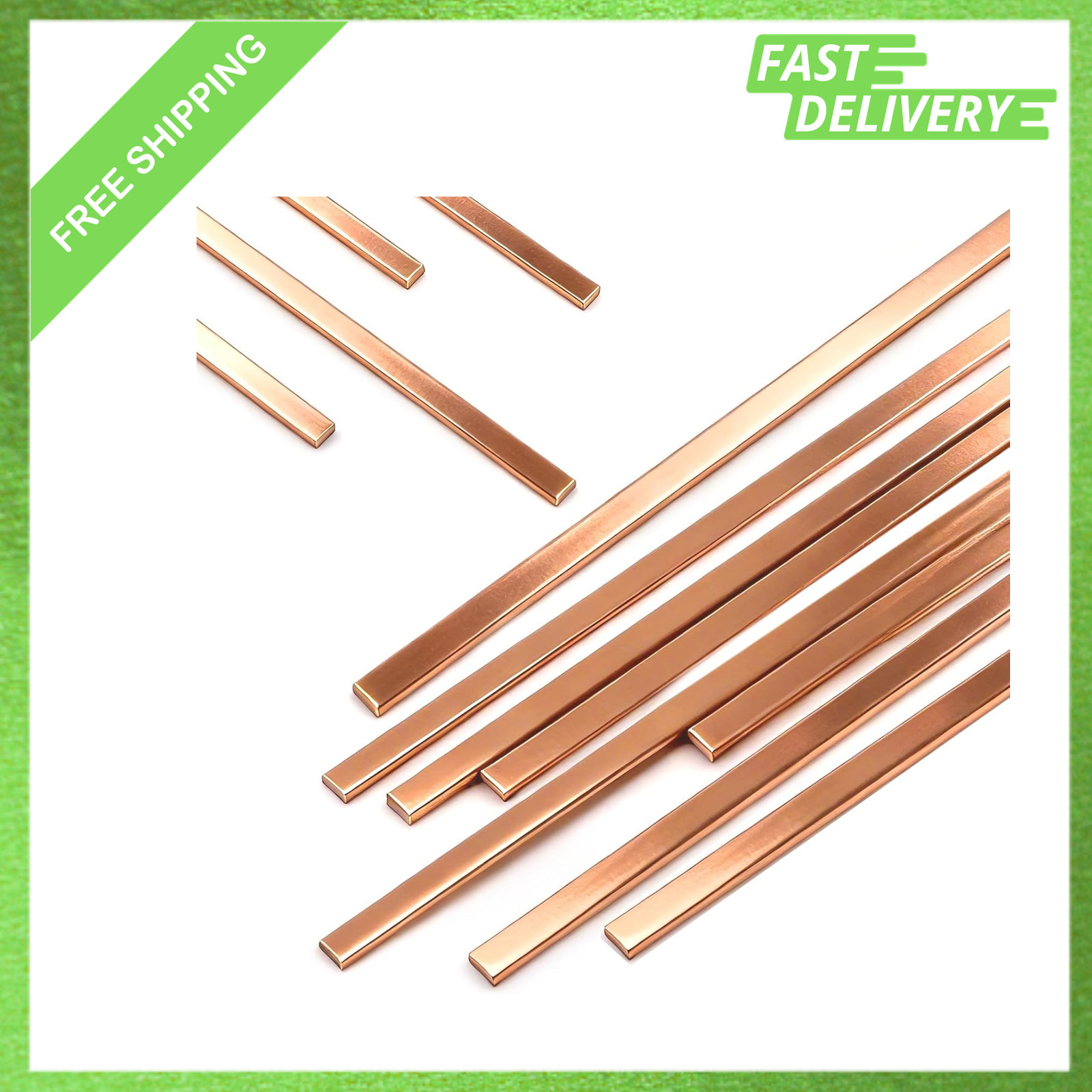 Copper Brazing Rods 15 Silver AWS BCuP-5 0.050×1/8×10 Inches HVAC Refrigeration