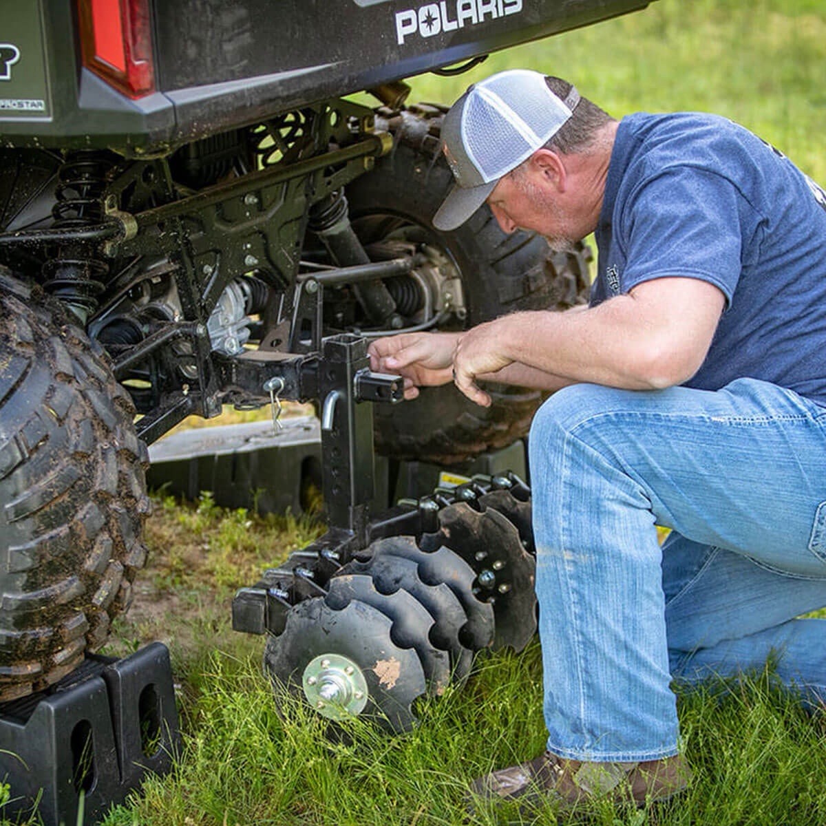 Big Buck Food Plot Plow 6 Disc 28” ATV UTV Wildlife Hunting Plow
