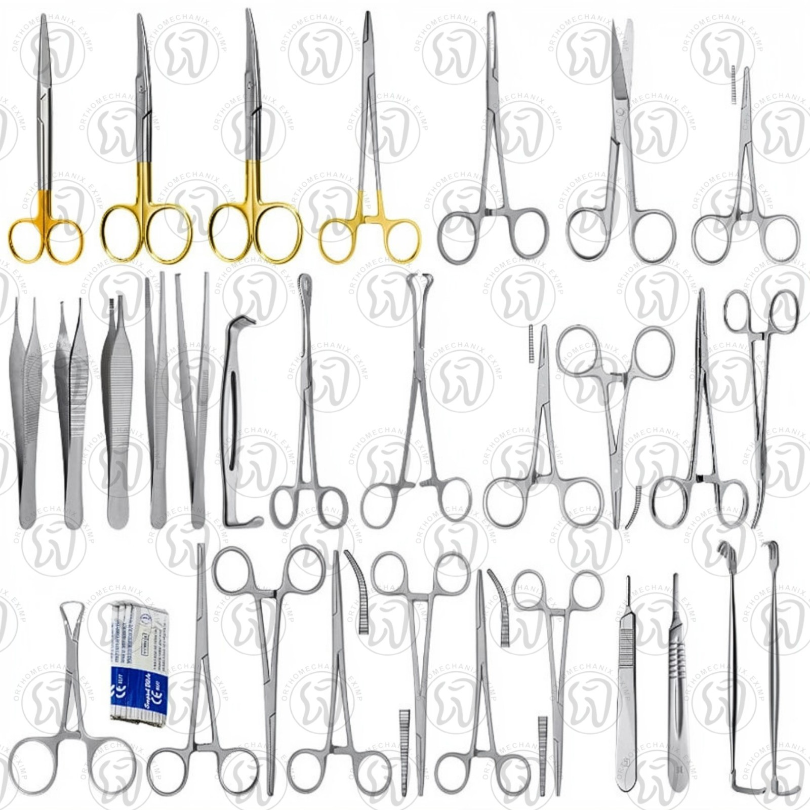 108 Pcs Major Surgery Basic Kit General Surgery Set Surgical Instruments