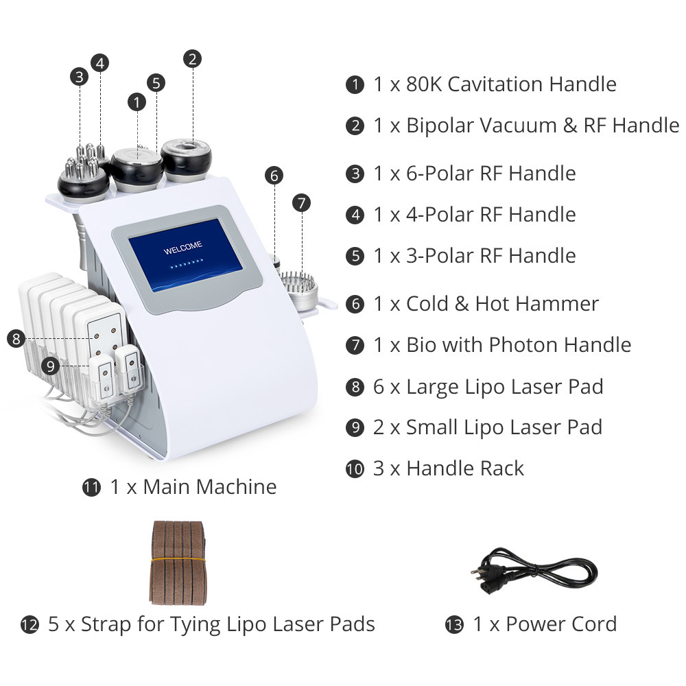 myChway 9 in 1Beauty Machine for Body Massage Facial Skin Care Spa Salon Spa Use