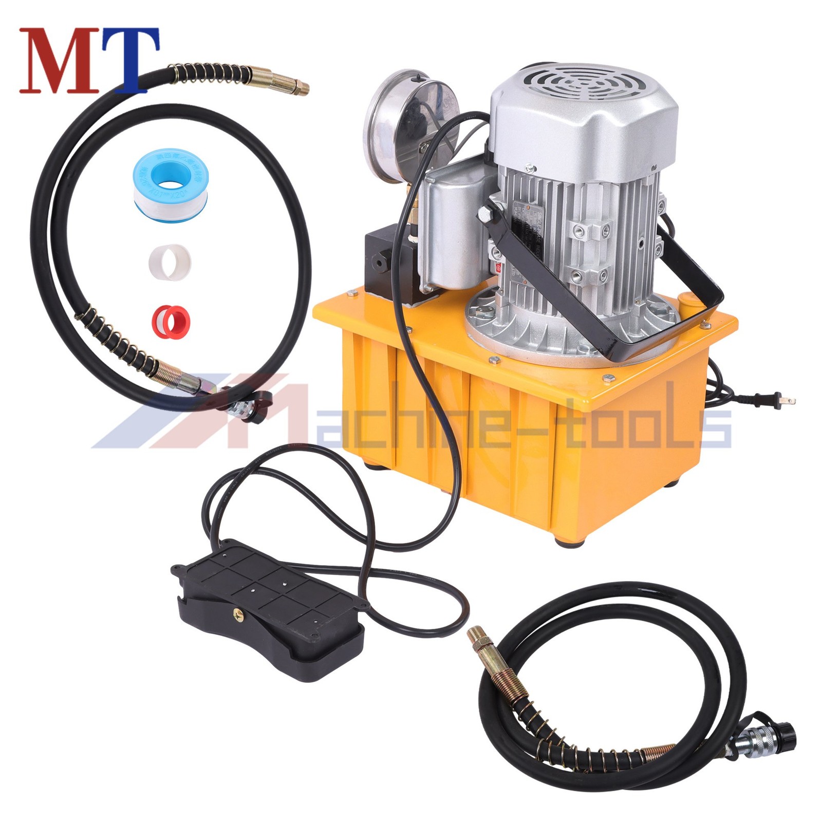 Electric Pump with Solenoid Valve 10000PSI Single Acting 8 L