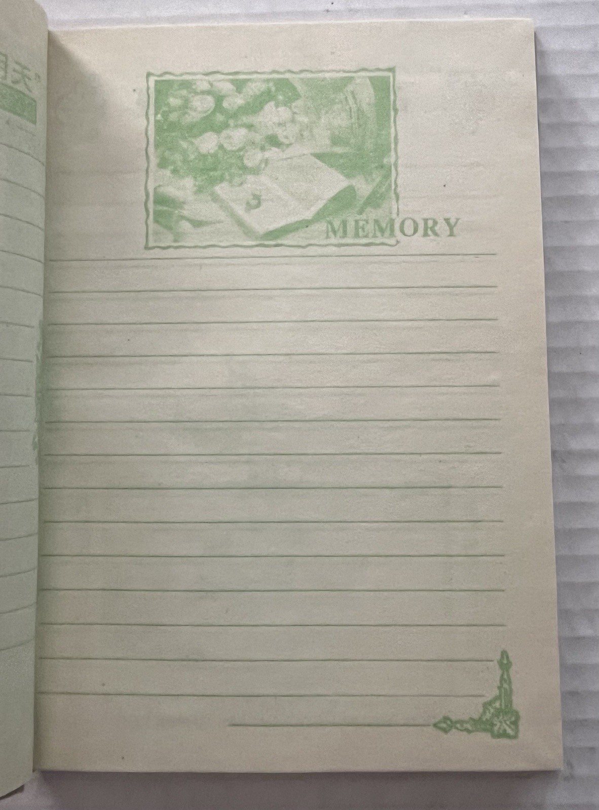 Chinese Journal Blank Book Diary Victorian Theme Flowers Romance Hardcover