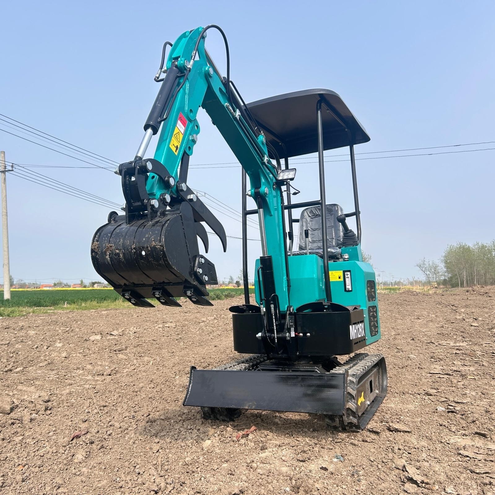AGT Mini Excavator 1Ton Digger Tracked Crawler 13.5HP RATO Gas Engine EPA MH12RX
