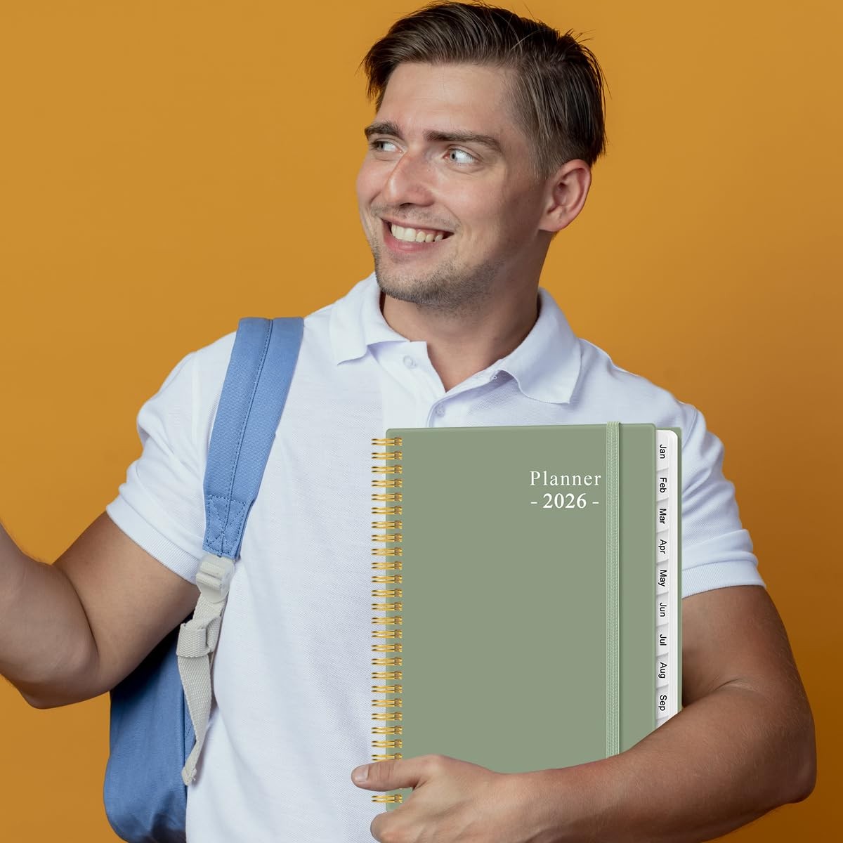 2026 Planner – Weekly Monthly 2026 from January 2026 to A4, Green