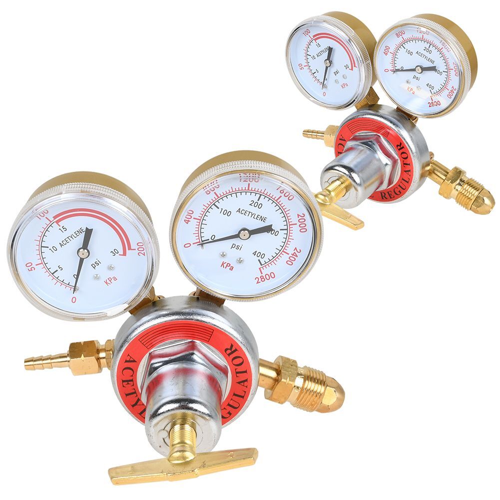 Oxygen Acetylene Regulators Combo Welding Gas Gauges CGA540/510 Welding Torch