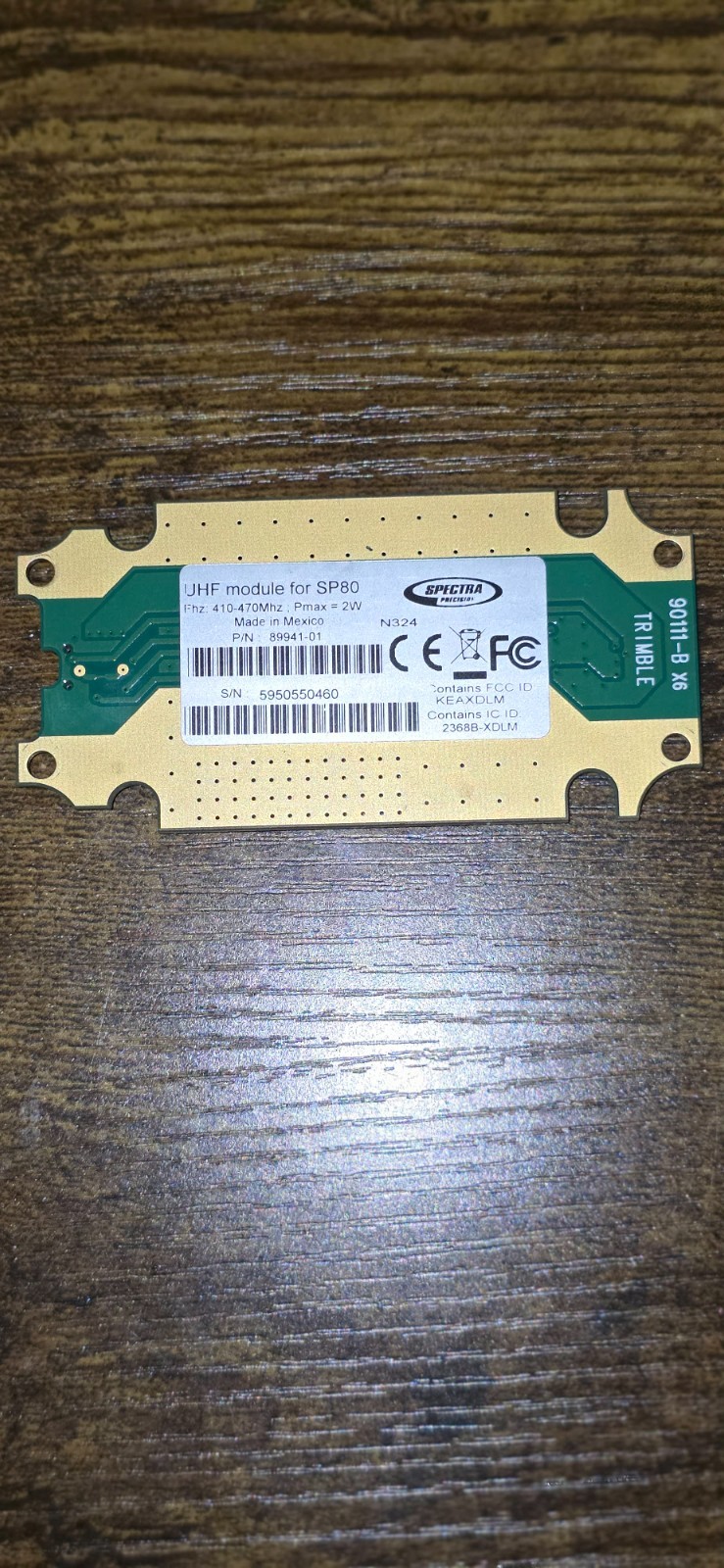 UHF Radio Module for SP80/SP85