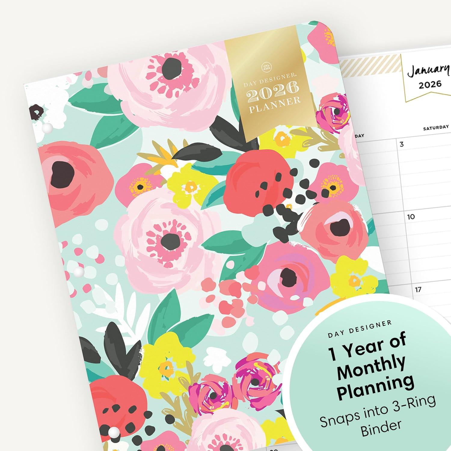 Day Designer 2026 Monthly Planner Calendar, January 2026 – December 2026, 8.5″ x
