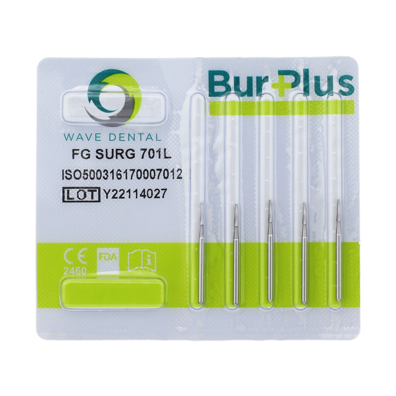 WAVE Dental Surgical Burs FG 557 701 Tungsten Carbide FGOS Bur Length 25mm Burr