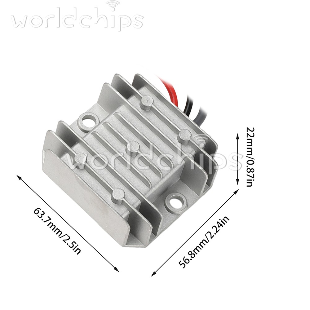 DC 12V24V to DC 30V 3.5A Power Cord Converter Boost Conversion Module Waterproof