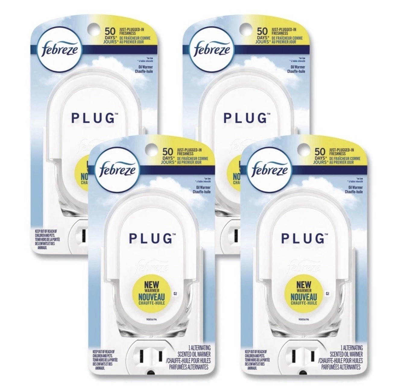 💗 Febreze 68232 2.5 in. x 3 in. x 4 in. PLUG Air Freshener – 4/CT lot