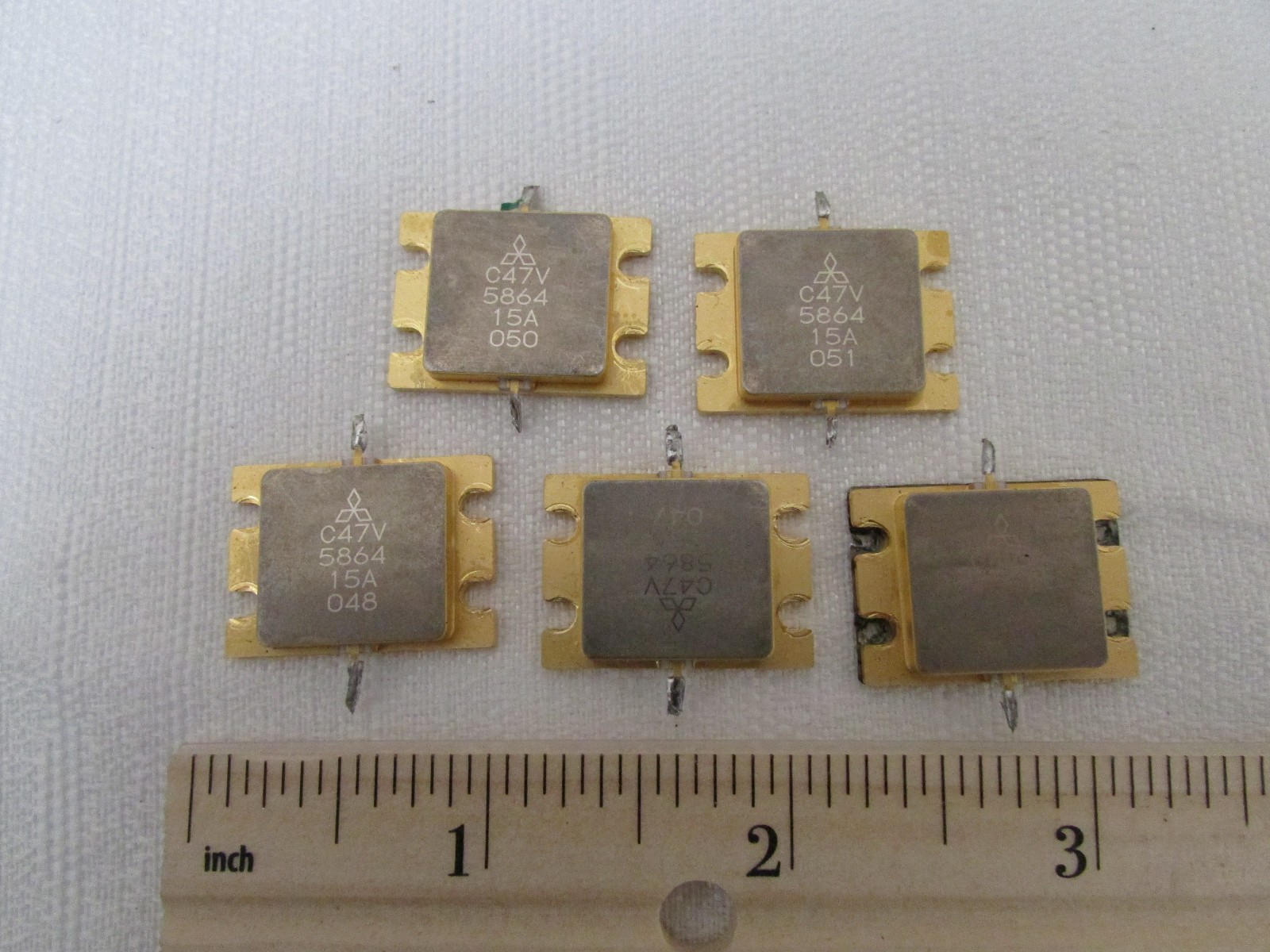 (5) MITSUBISHI MGFC47V5864 RF Microwave Power MOS Transistor