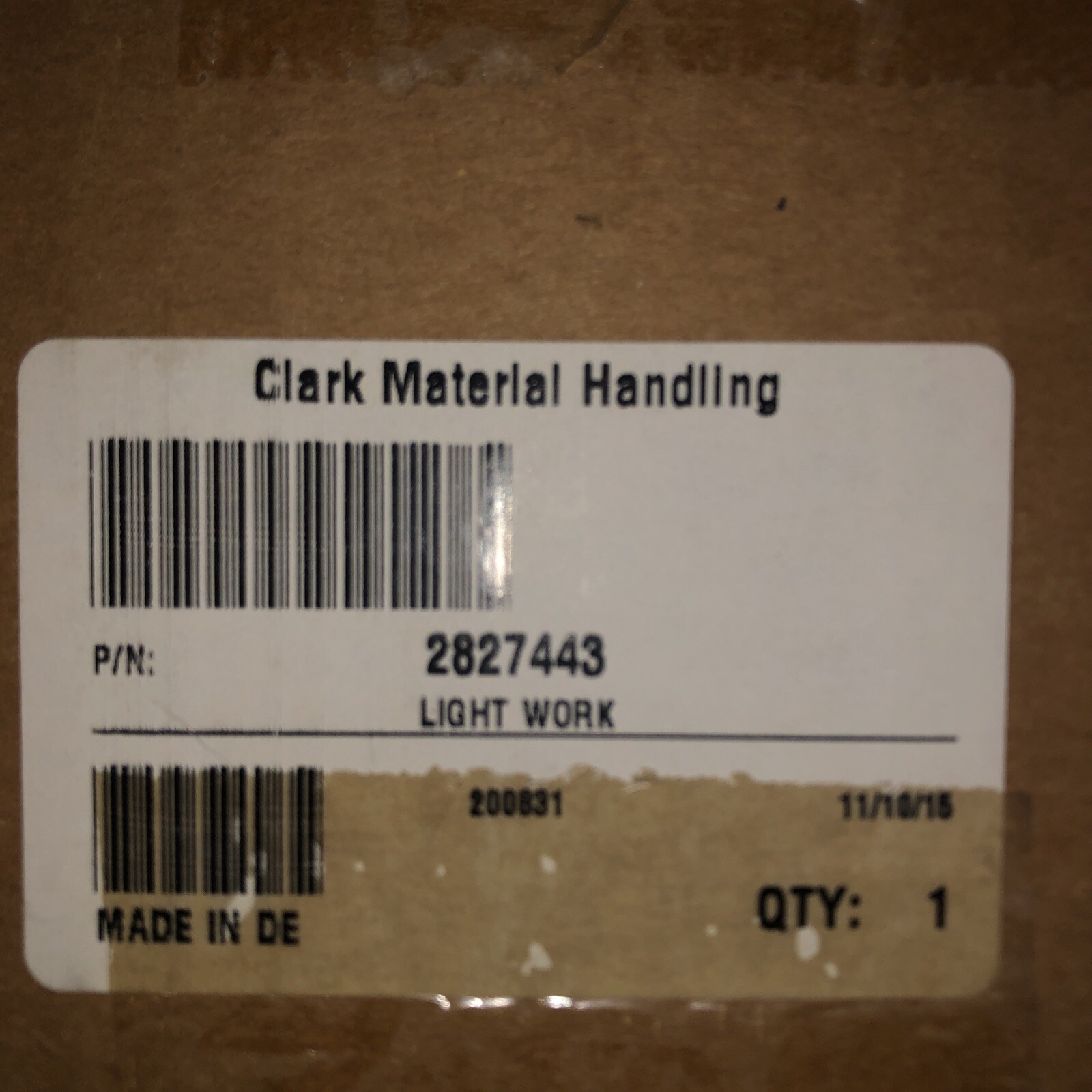 Clark 2827443 Light Work 14.5V
