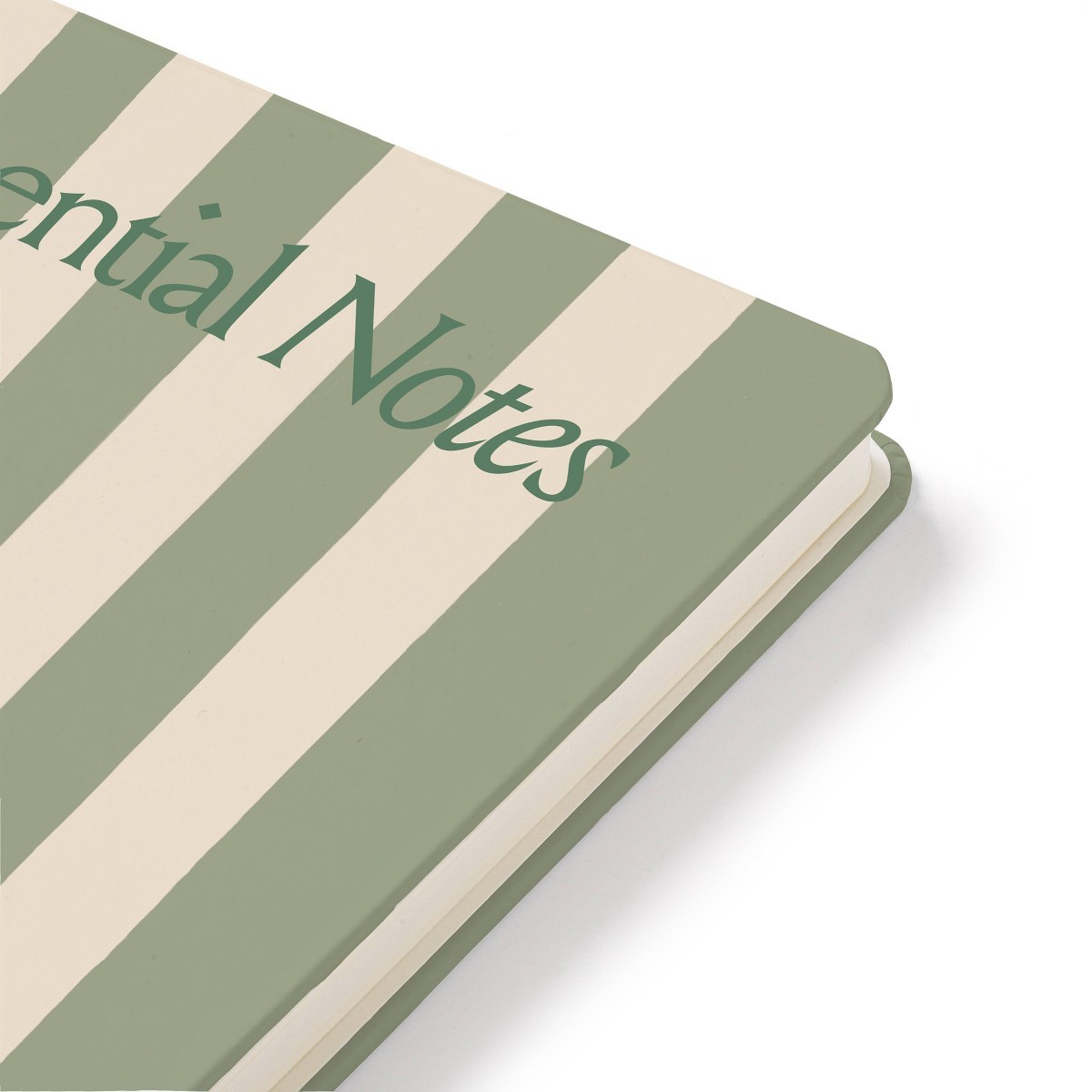PAPIER 7″x9.875″ Essential Notes Stripe B5 Spiral Notebook 150 Pages