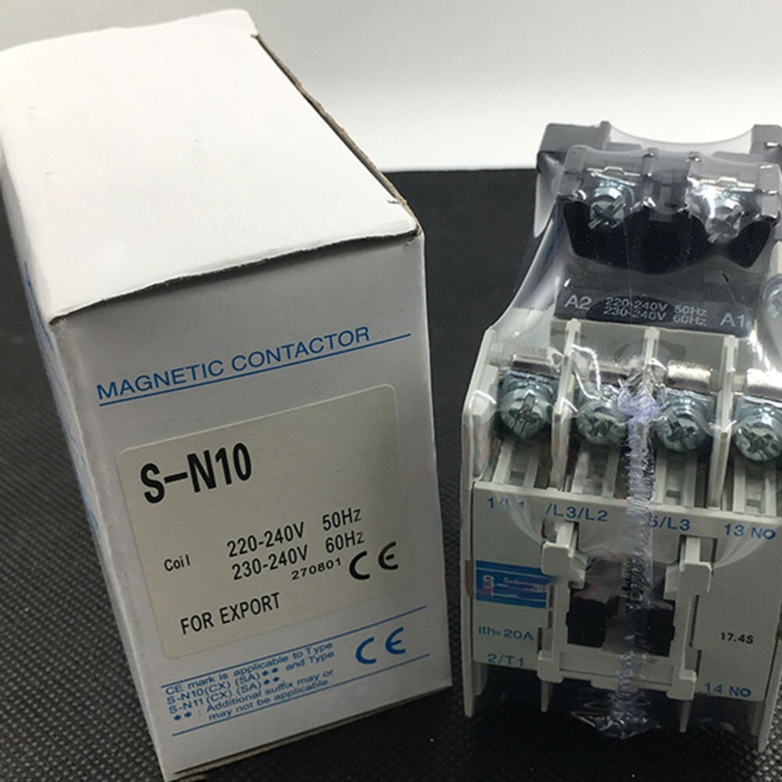1PC For AC110V 220V 380V 24V 36V 48V 50/60Hz 1a Contactor S-N10