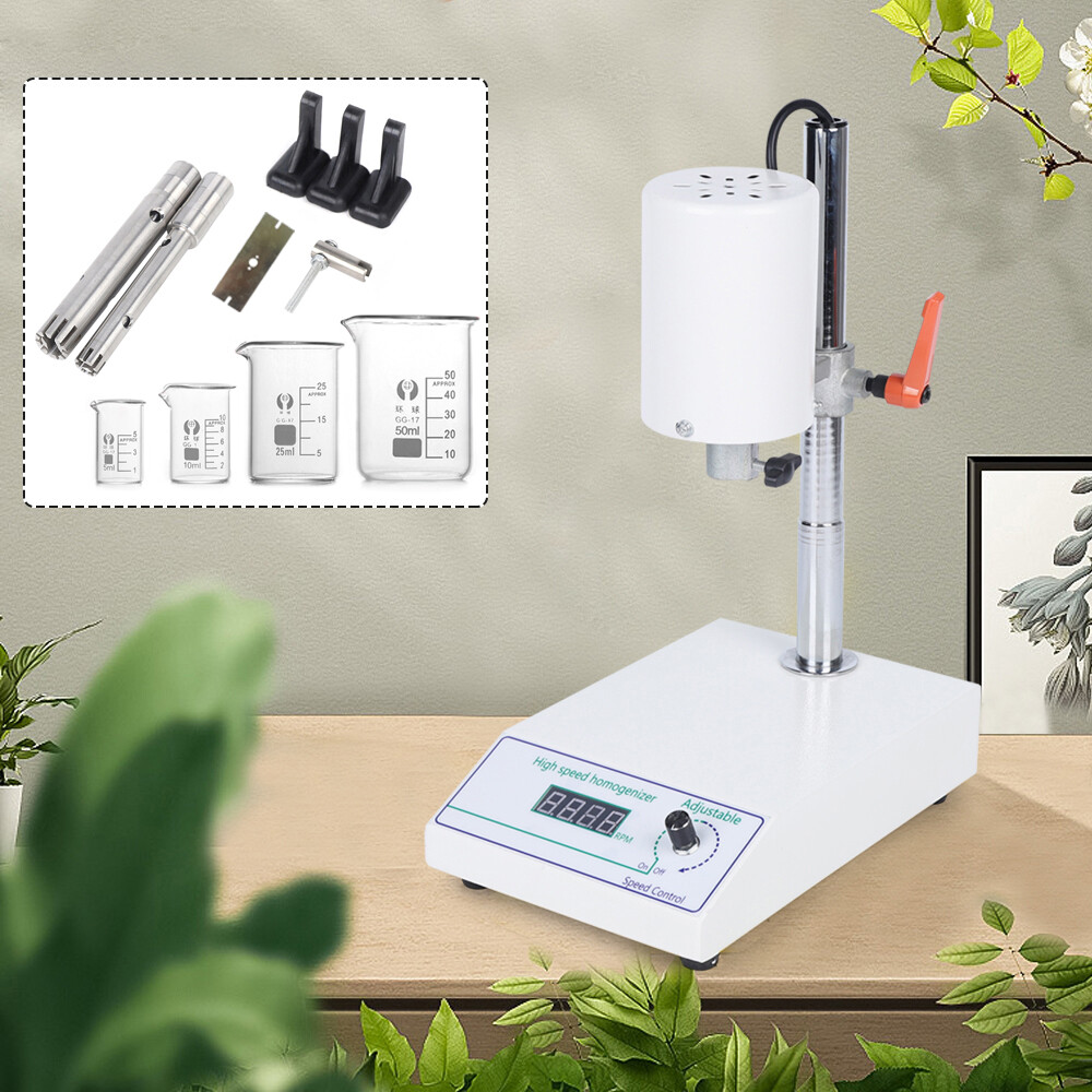 110v Adjustable High Speed Homogenizer Lab Disperser Emulsifier Mixers 22000rpm