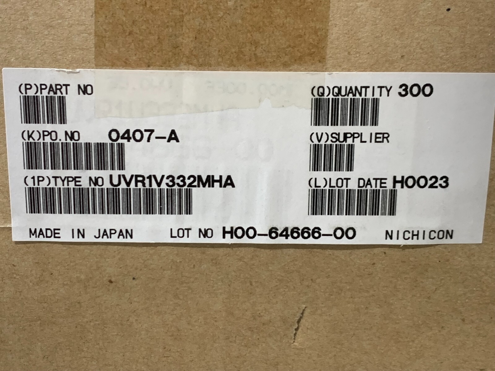 50-PCS Nichicon Electrolytic Capacitor Radial 3300uF 35V UVR UVR1V332MHA