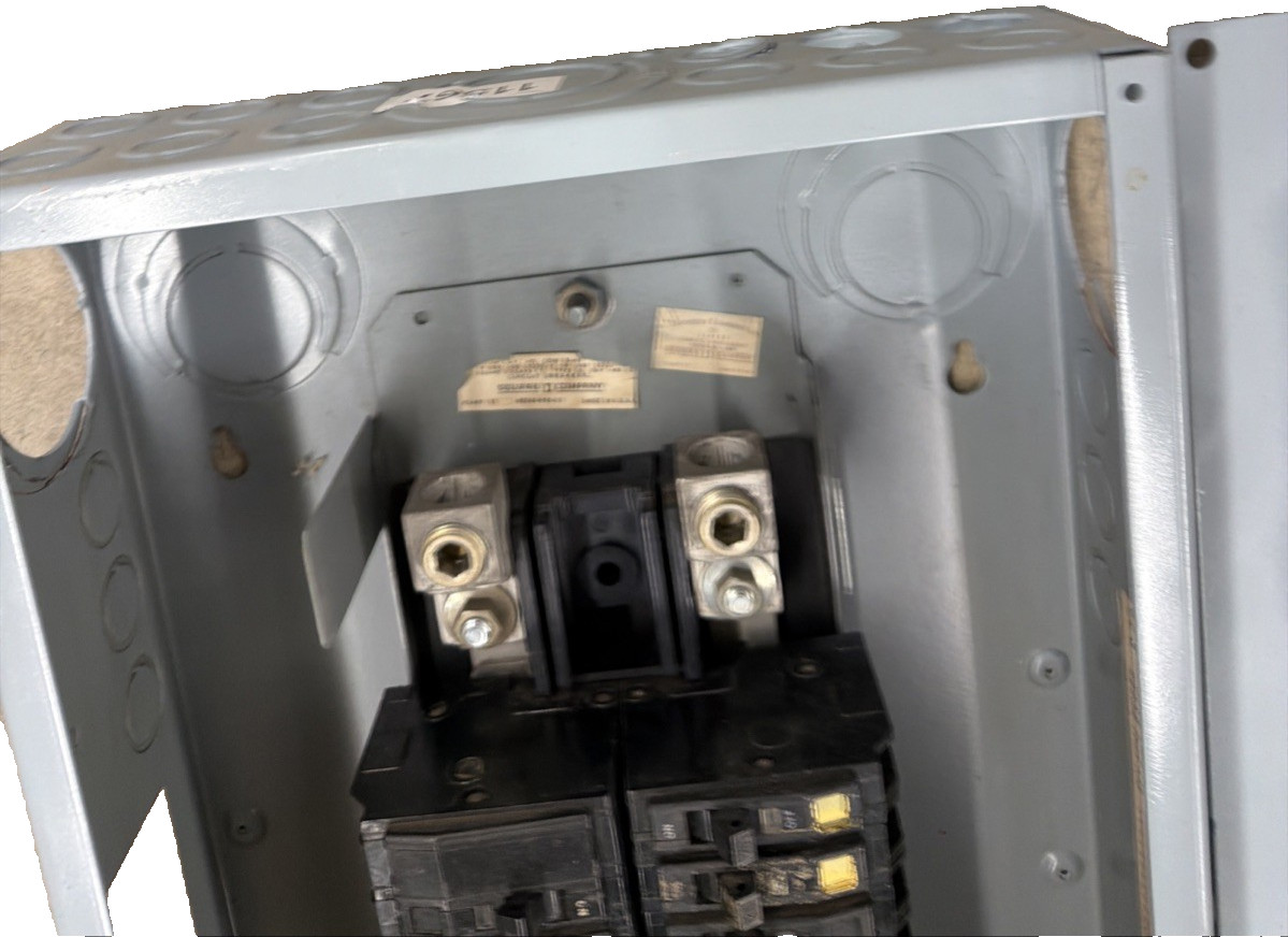 Square D 120/220/240V QO Single Phase Panel W/Main & Breakers Tub/Cover2 MLO