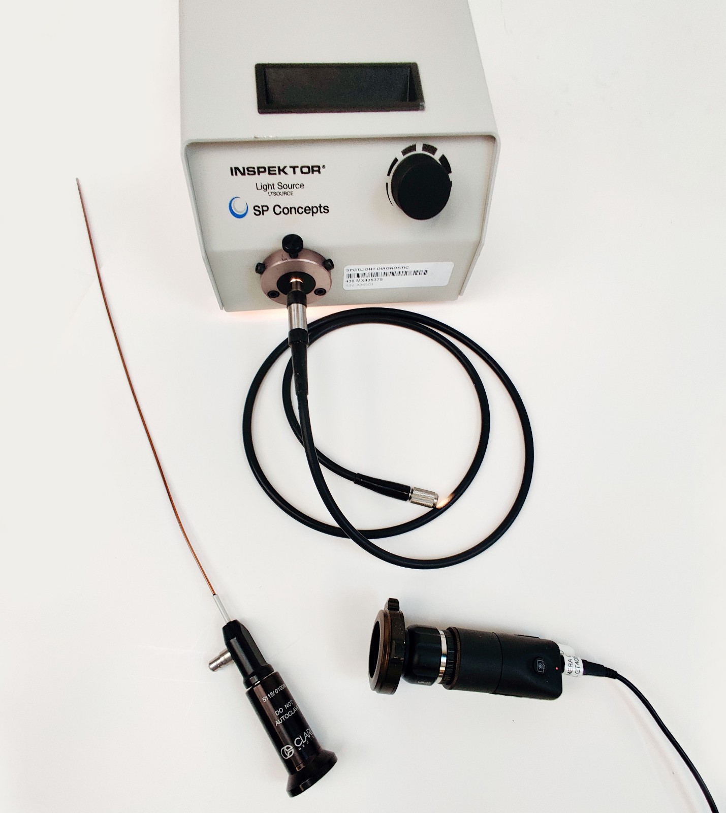 Clarus Inspection Scope 1.9mm x 35cm w Firefly GT405 compare Olympus IPLEX
