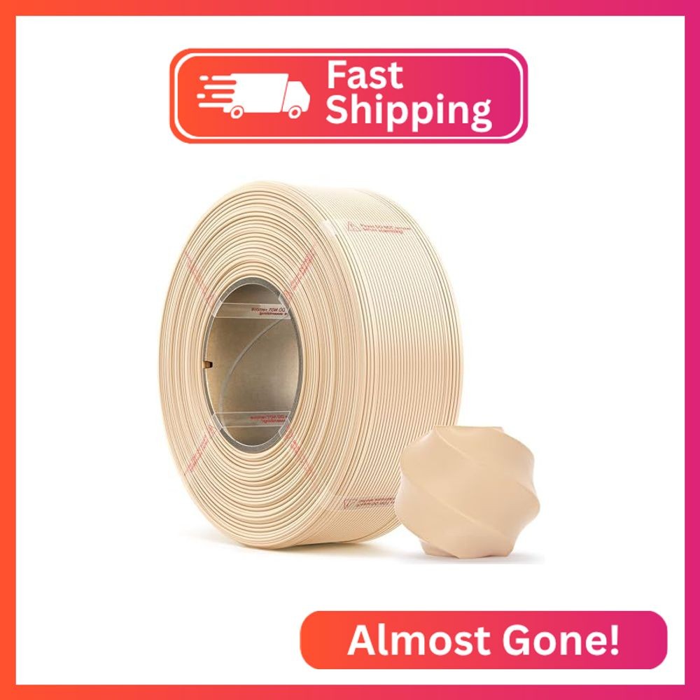 MarsWork PLA Basic, Pre-Dried Refill Filament 1kg (2.2lbs) for Reusable Spools,