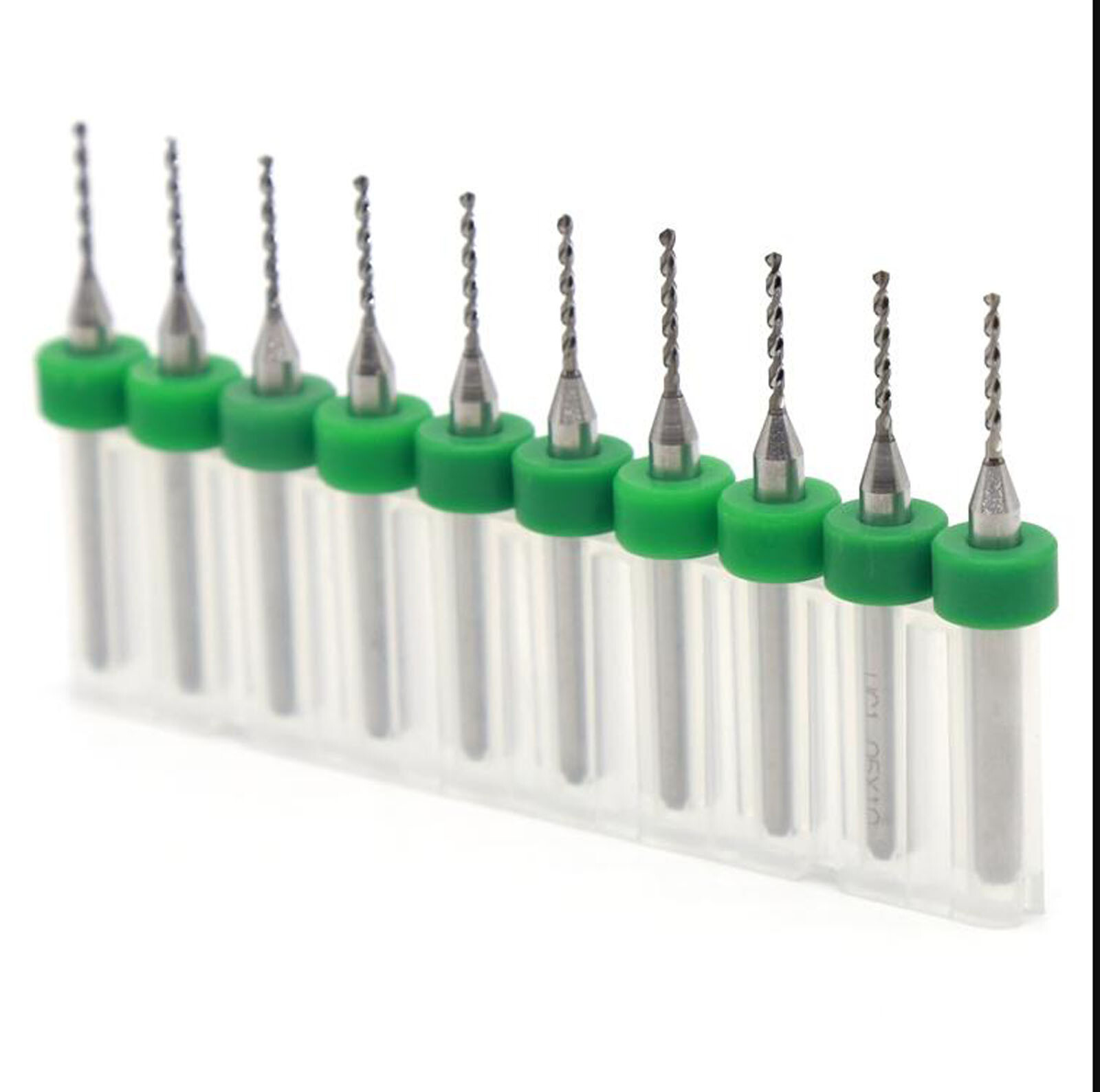 Φ 0.1mm ~ 3.175mm Carbide Micro Drill Bits CNC PCB Dremel Portable 1/8″ Shank