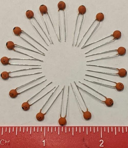Ceramic Disc Capacitors -(2 or 5 pcs) -(1pF – 0.22uF) 50V -PICK VALUE Mr Circuit