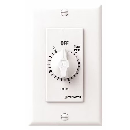 Intermatic Fd2hw Timer, Spring Wound, 2 Hr, Spst